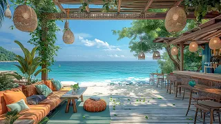 Tropical Study Paradise - Jazz Cafe Bossa Nova Music Boost Productivity with Beach Coffee Ambience