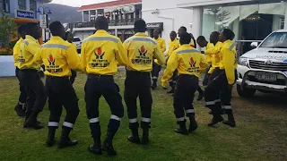 Firefighters Dancing