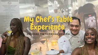 My Chef’s Table Experience Onboard the Carnival Venezia | Is It Worth The Money?