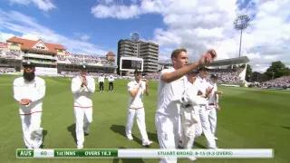 Ashes highlights - Stuart Broad takes 8-15 and Joe Root hits century