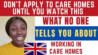 BEING A HEALTHCARE ASSISTANT IN UK|WHAT TO EXPECT|DON'T APPLY FOR CARER JOBS UNTIL YOU WATCH THIS