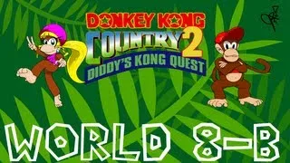 Donkey Kong Country 2 -- World 8-B: Krocodile Kore