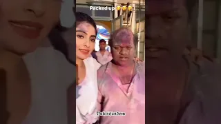 Upcoming Holi Promo Shoot❤️😍||Karishma Singh||Yukti Kapoor||Happy Holi||