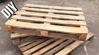 Pallet wood project. Woodworking. Diy.