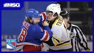 Rangers Give Their All In Battle Royale vs. Bruins But Costly Mistake Leaves Them With Loss