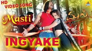 Masti - Ingyake HD Video Song - Kannada Movie Song | Upendra, Jenifer Kotwal | Jhankar Music