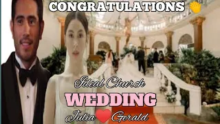 Just Now:Julia Barretto and Gerald Anderson The Grand&Glamorous Church Wedding!