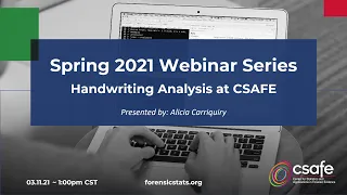 Handwriting Analysis at CSAFE