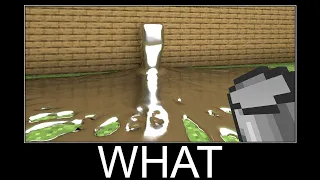 Minecraft realistic wait what meme, Lava, Water, Slime #383