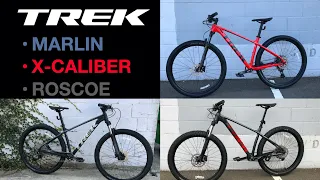 2021 Trek Marlin 7 vs X-Caliber 8 vs Roscoe 6 (In-Person Comparison)