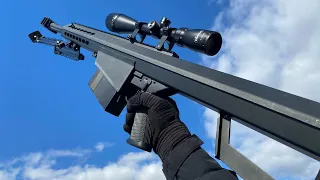 Страйкбольная снайперская винтовка Barret M82 Snow Wolf