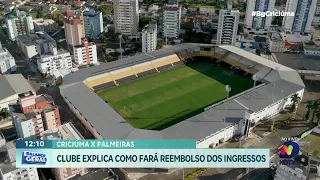 Jogos adiados: Criciúma explica como fará reembolso dos ingressos