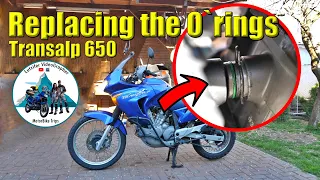 How to replace the O-rings between the cylinders - Service TransALP 650 / S.3 Eps.14