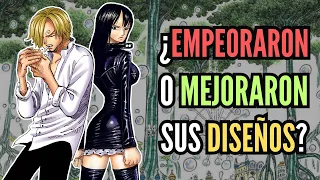 ¿Eran MEJORES los DISEÑOS de los Mugiwara ANTES del SALTO TEMPORAL? - One Piece