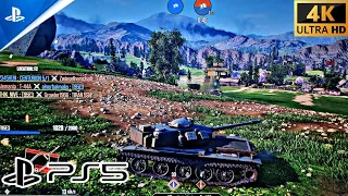 World of Tanks ( PS5) Gameplay [ 4K HDR ]