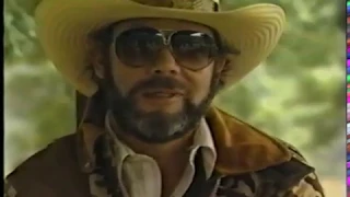 Hank Williams Jr. "I got the idea from the fans, like I do a lot of the songs" (VHS 1992)