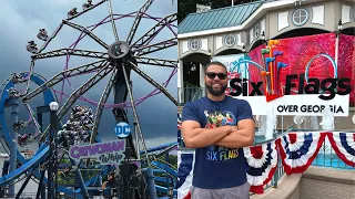 My First Visit to Six Flags Over Georgia | July 2022 | Thrill Coasters | DC Universe | Park Tour!!