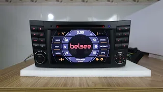 Belsee Ram 8GB Rom 128GB Apple CarPlay Android 12 Head Unit Auto Radio for Mercedes E-Class W211