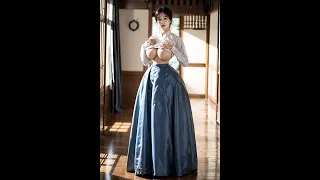 AI LOOKBOOK hanbok underboob 한복 韓服 [4k Ai]