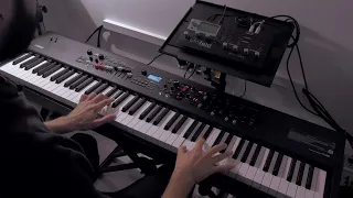 Muse - Knights of Cydonia Keyboard intro by Gianni Blasi [synth+trumpet]