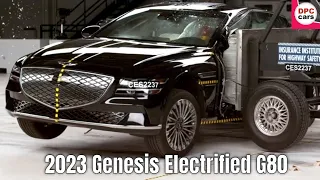 2023 Genesis Electrified G80 Electric Sedan Safety Test