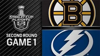 STANLEY CUP PLAYOFFS R2 G1: BOSTON BRUINS VS TAMPA BAY LIGHTNING