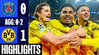 🟡🔵 PSG vs Borussia Dortmund (0-1) Extended Highlights | Second Leg UCL 2024 | Celebrations