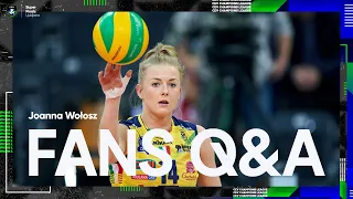 Star Volleyball Setter answers your Questions I Joanna Wołosz Fans Q&A