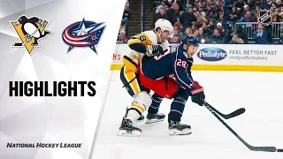 Коламбус - Питтсбург / NHL Highlights | Penguins @ Blue Jackets 11/29/19
