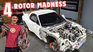 4 ROTOR RX7 STREET CAR - Making Everything Work Like Mazda Intended