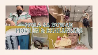 MULA SA BUWAN VLOG:  Lock In, Move-In Day, Pick Up Rehearsals | Jillian Ita-as