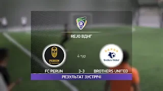 Обзор матча | FC Perun - Brothers United | R-CUP | Турнир по мини-футболу в Киеве