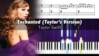 Taylor Swift - Enchanted - Piano Tutorial with Sheet Music