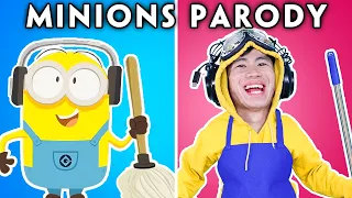 Funny Moments of Minions and Friends - Parody The Story Of Minions and Gru | Woa Parody