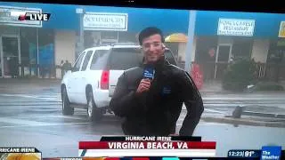 Naked dude bombs The Weather Channel reporter