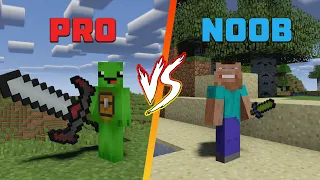 Minecraft dar avem iteme PRO vs NOOB!