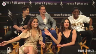 Entrevista cast de Power Rangers