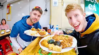 $2 Five Dish Rice Feast in Hanoi 🇻🇳