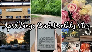 MONTHLY VLOG | April 2024 Bingo Card Adventures | MissGreenEyes