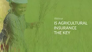 Webinar: Is Agricultural Insurance the Key