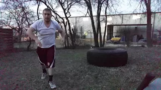 HIIT Tabata Tire Workout