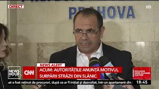 Motivul surpării străzii din Slănic Prahova | Concluziile raportului prelimiar după analiza în teren