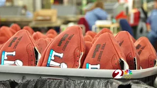 Super Bowl Footballs made in Ada