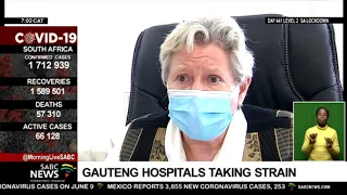 Gauteng hospitals coming under pressure as COVID-19 infections rise