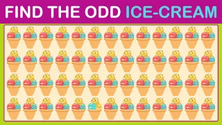 Find the Odd One Out | Emoji Quiz | Sweets Edition | 20 Level
