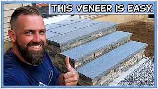 Installing Stone Veneer Steps The Easy Way