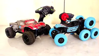 Rc Fastest Made Racing Zwd006 Car Vs Monster truck unboxing & Testing | Hi Speed Rc Car