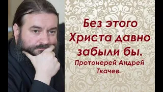 Без этого Христа давно забыли бы. Протоиерей Андрей Ткачев.