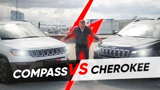 Огляд Jeep Compass VS Jeep Cherokee | Autopark.ua