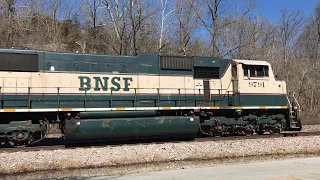 EMD SD70MAC Startup Sequence (BNSF 9791 at Turners, MO)
